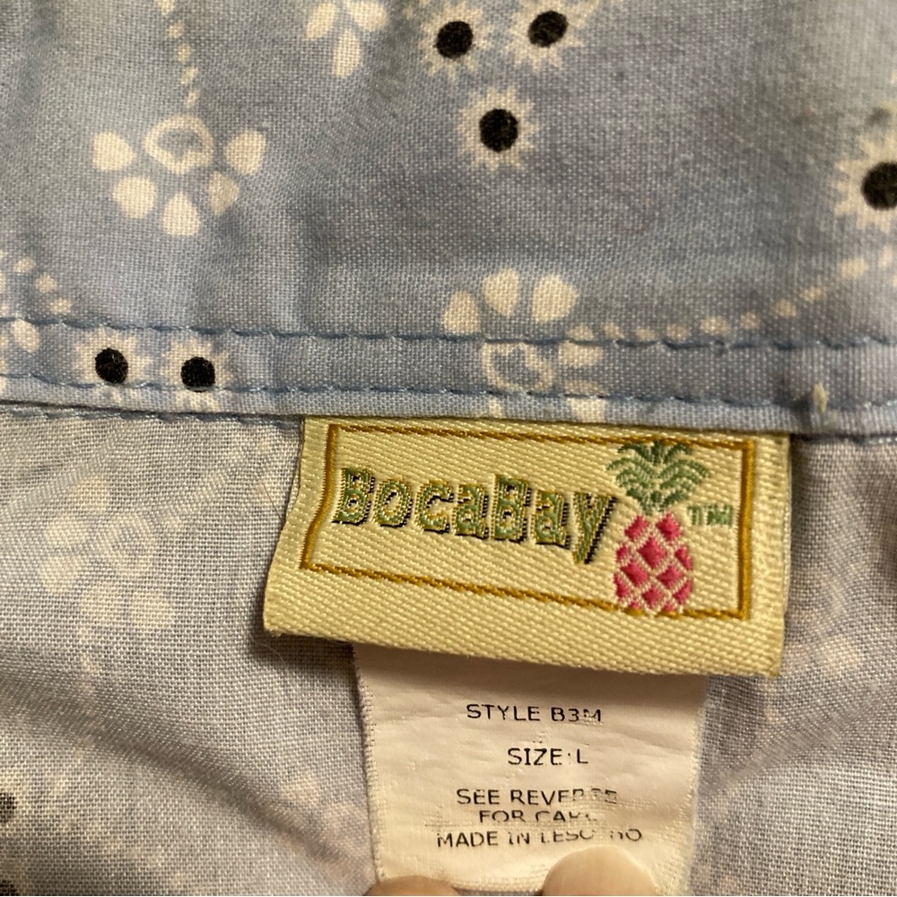 EUC Vintage Boca Bay Top Blouse Women's Size L - Picture 10 of 11